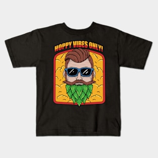 Brewing t-shirt - Hoppy vibes man Kids T-Shirt